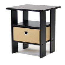 Load image into Gallery viewer, Espresso End Table Nightstand for Bedroom or Living Room