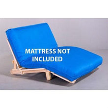 Load image into Gallery viewer, Full size Tri-Fold Sofa Bed Lounge Futon Frame in Unfinished Poplar Wood
