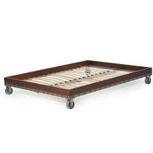 Load image into Gallery viewer, Full size Heavy Duty Industrial Platform Bed Frame on Casters