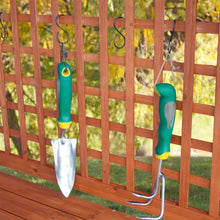 Load image into Gallery viewer, Folding Wood Potting Bench Outdoor Bakers Rack with Shelves