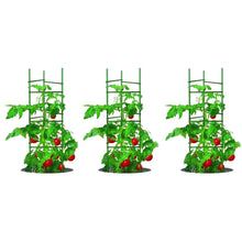 Load image into Gallery viewer, 3-Pack of Tomato Plant Cage Climbing Fruit Veggie Garden Trellis