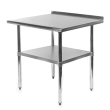 Load image into Gallery viewer, Heavy Duty 30 x 24 inch Stainless Steel Restaurant Kitchen Prep Work Table with Backsplash