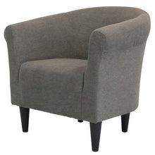 Load image into Gallery viewer, Graphite Grey Modern Classic Upholstered Accent Arm Chair Club Chair