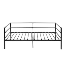 Load image into Gallery viewer, Twin size Sturdy Steel Metal Daybed Frame in Black