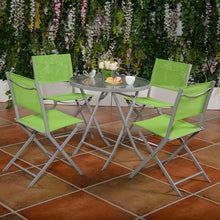 Load image into Gallery viewer, Light Green 5-Piece Outdoor Patio Furniture Set