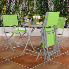 Load image into Gallery viewer, Light Green 5-Piece Outdoor Patio Furniture Set