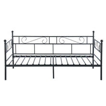 Load image into Gallery viewer, Twin Classic Metal Daybed Frame in Black