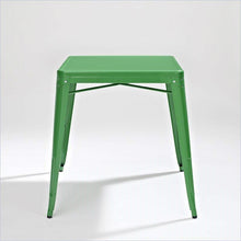 Load image into Gallery viewer, Contemporary French Cafe Style Sturdy Metal Dining Table in Green