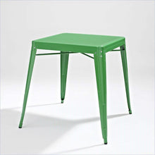 Load image into Gallery viewer, Contemporary French Cafe Style Sturdy Metal Dining Table in Green