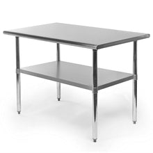 Load image into Gallery viewer, Heavy Duty Stainless Steel 48 x 30 inch Kitchen Restaurant Prep Work Table