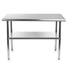 Load image into Gallery viewer, Heavy Duty Stainless Steel 48 x 30 inch Kitchen Restaurant Prep Work Table