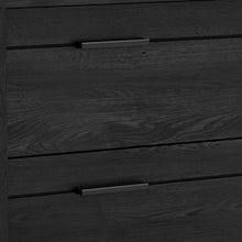 Load image into Gallery viewer, Modern Bedroom Nightstand in Grey Black Wood Finish