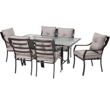 Load image into Gallery viewer, 7-Piece Outdoor Patio Furniture Metal Dining Set with Cushions