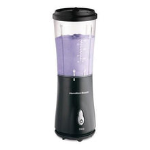 Load image into Gallery viewer, Personal Smoothie Blender with Travel Lid in Black by Hamilton Beach