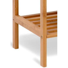 Load image into Gallery viewer, 2-Tier Bamboo Shoe Shelf Rack - Holds 6 to 8 Pairs of Shoes