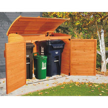 Load image into Gallery viewer, Outdoor 34-inch x 62-inch Wooden Storage Shed with Lockable Doors