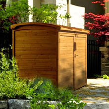 Load image into Gallery viewer, Outdoor 34-inch x 62-inch Wooden Storage Shed with Lockable Doors