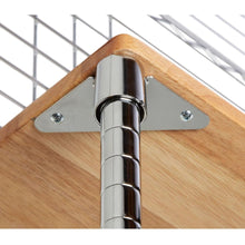 Load image into Gallery viewer, Metal Backers Rack with Storage Shelves and Solid Wood Cutting Board