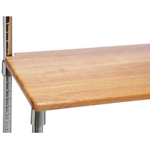 Load image into Gallery viewer, Metal Backers Rack with Storage Shelves and Solid Wood Cutting Board