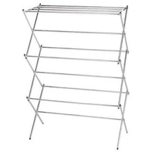 Load image into Gallery viewer, Folding Clothes Drying Rack in Chrome - Air Dry your Laundry