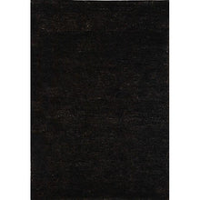 Load image into Gallery viewer, Hand-knotted Vegetable Dye Solo Liquorice Hemp Rug (5' x 8')