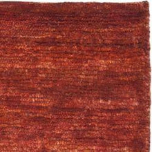 Load image into Gallery viewer, Hand-knotted Vegetable Dye Solo Rust Hemp Rug (8' x 10')
