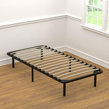 Load image into Gallery viewer, Twin XL Metal Platform Bed Frame with Wood Slats