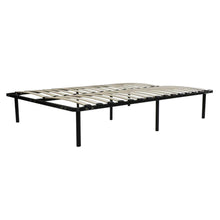 Load image into Gallery viewer, Queen size Metal Platform Bed Frame with Birch Wood Slats