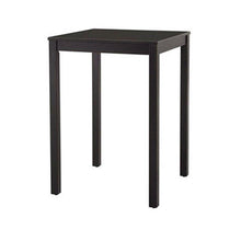 Load image into Gallery viewer, Counter Height Pub Bar Dining Table in Black Wood Finish