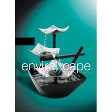 Load image into Gallery viewer, Illuminated Silver Water Springs Relaxing Table Fountain with Stones