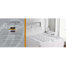 Load image into Gallery viewer, Queen size 400 Thread Count Cuddle-Bed Mattress Topper