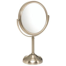 Load image into Gallery viewer, Small Round Table Top Vanity Mirror - 10X Magnification