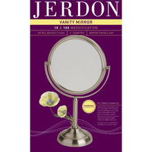 Load image into Gallery viewer, Small Round Table Top Vanity Mirror - 10X Magnification