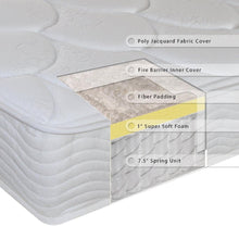 Load image into Gallery viewer, Queen size 8-inch Thick Innerspring Coil Mattress