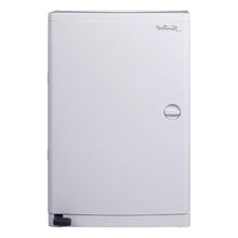 Load image into Gallery viewer, No Hands 18-Gallon Kitchen Trash Can in White with Food Pedal Lid