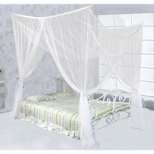 Load image into Gallery viewer, White Mosquito Net Bed Canopy Mesh Netting - size Full Queen King