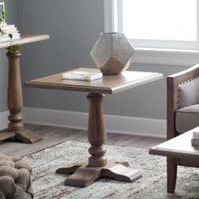 Load image into Gallery viewer, Driftwood Contemporary Classic End Table with Pedestal Legs