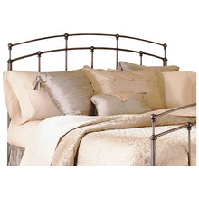 Load image into Gallery viewer, King size Arch Metal Headboard in Black Walnut Metallic Finish