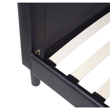 Load image into Gallery viewer, King size Contemporary Faux Leather Platform Bed with 50-in Tall Headboard