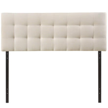 Load image into Gallery viewer, King size Off-White Ivory Fabric Button-Tufted Upholstered Headboard