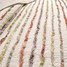 Load image into Gallery viewer, King 100% Cotton 3-Piece Oversized Quilt Set with Ruffle Stripes