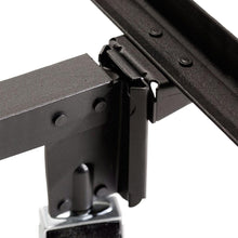 Load image into Gallery viewer, King size Heavy Duty Metal Bed Frame with Locking Rug Roller Casters Wheels