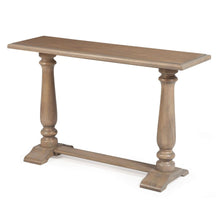Load image into Gallery viewer, Driftwood Contemporary Classic Console Sofa Table with Pedestal Legs