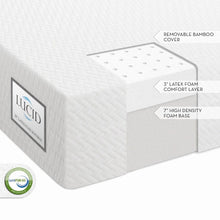 Load image into Gallery viewer, Queen-size 10-inch Thick Latex Foam Mattress - 25-Year Warranty