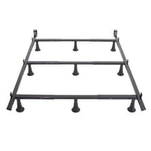 Load image into Gallery viewer, Full-size Heavy Duty 9-Leg Metal Bed Frame with Headboard Brackets