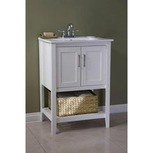 Load image into Gallery viewer, 23-inch Bathroom Vanity Set with White Porcelain Top