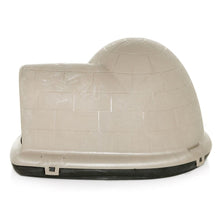 Load image into Gallery viewer, Large 43.8-inch Igloo Shape Weather Resistant Dog House in Tan