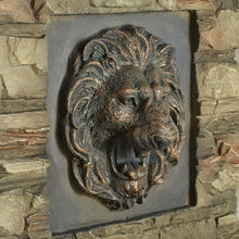 Load image into Gallery viewer, Indoor - Outdoor Water Fountain with Bronze Hued Lion Head