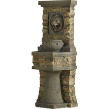 Load image into Gallery viewer, Indoor - Outdoor Water Fountain with Bronze Hued Lion Head