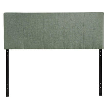 Load image into Gallery viewer, Queen size Padded Textured Fabric Upholstered Headboard in Beige